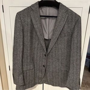 Brooks Brothers Madison Fit Wool Herringbone Sport Coat